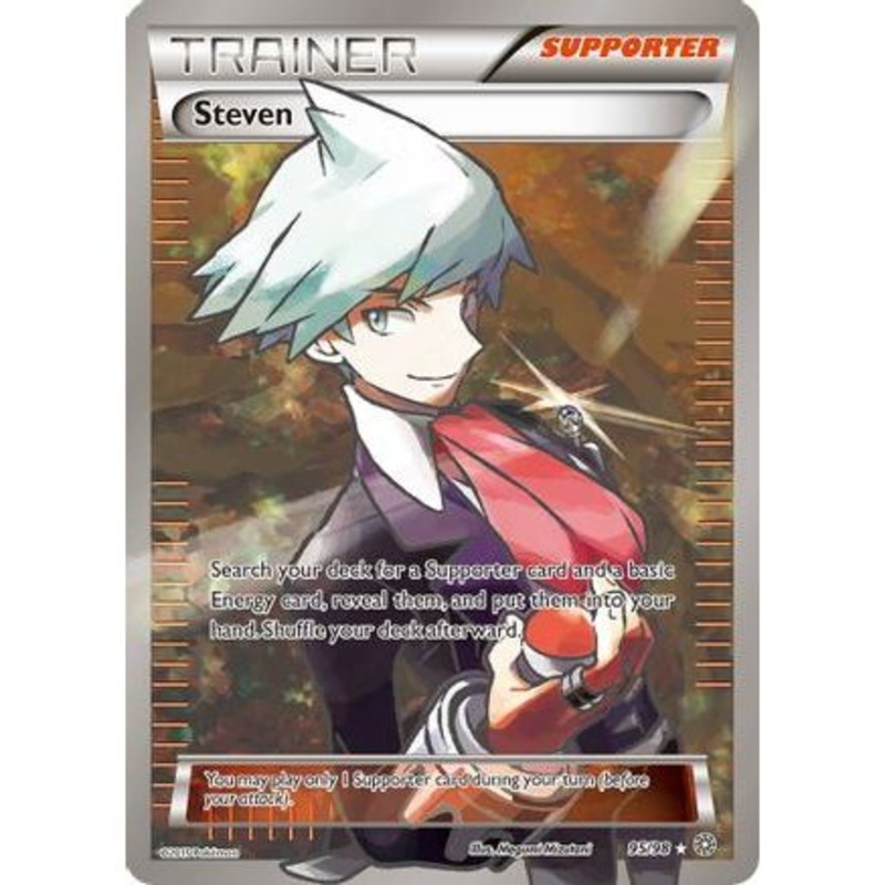 Steven (Full Art) 95/98 - XY  Ancient Origins Holofoil