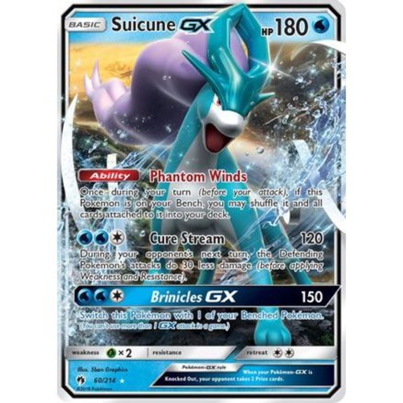 Suicune GX 60/214 - SM  Lost Thunder Holofoil