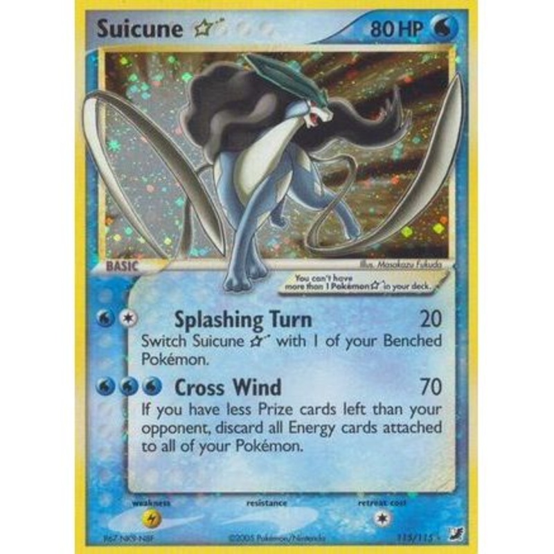 Suicune Star 115/115 - Unseen Forces Holofoil