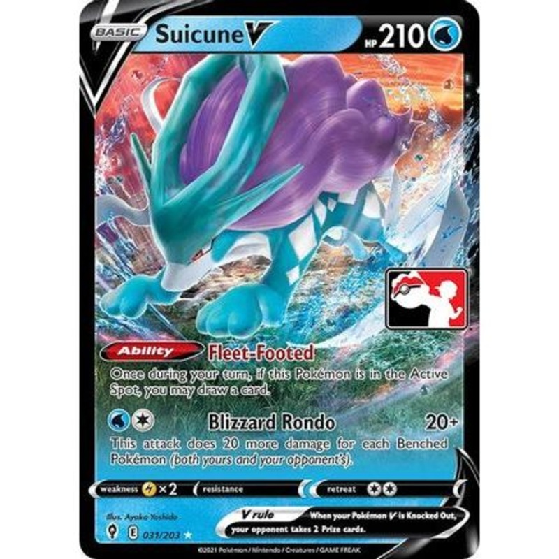 Suicune V 31 - Prize Pack Series Cards Holofoil