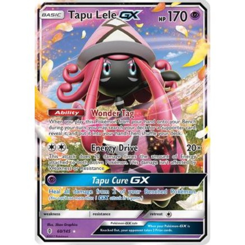 Tapu Lele GX 60/145 - SM  Guardians Rising Holofoil