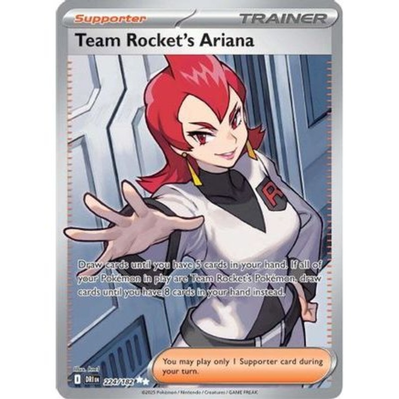 Team Rocket's Ariana - 224/182 224 - SV10 Destined Rivals Holofoil