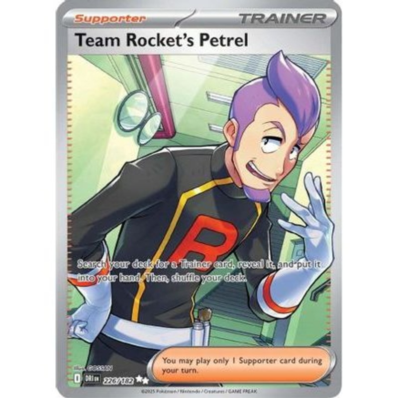 Team Rocket's Petrel - 226/182 226 - SV10 Destined Rivals Holofoil
