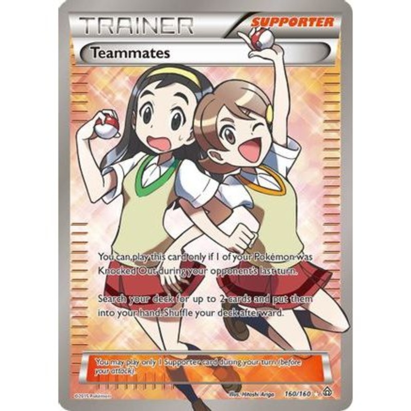 Teammates (160 Full Art) 160/160 - XY  Primal Clash Holofoil