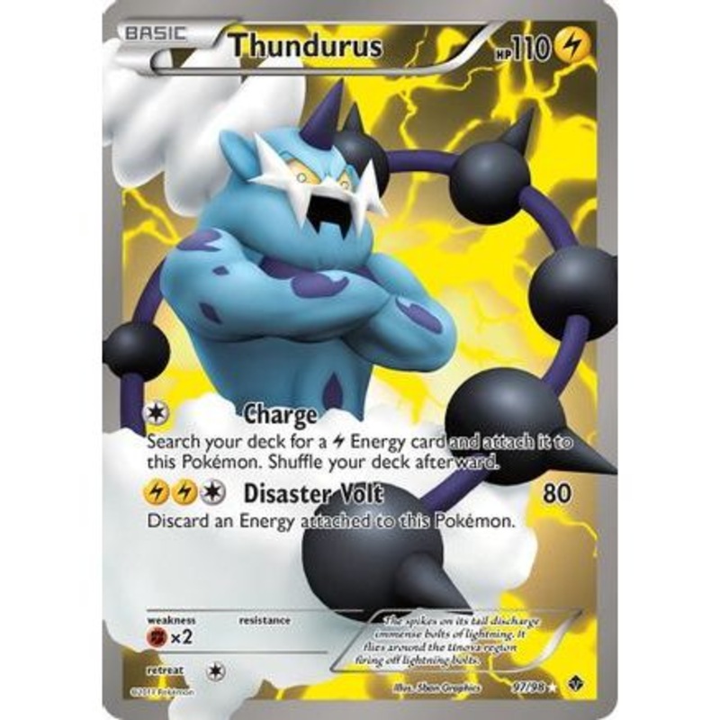 Thundurus (97 Full Art) 97/98 - Emerging Powers Holofoil