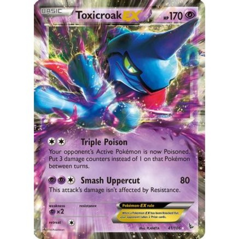 Toxicroak EX 41/106 - XY  Flashfire Holofoil
