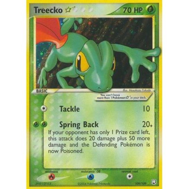 Treecko Star 109/109 - Team Rocket Returns Holofoil