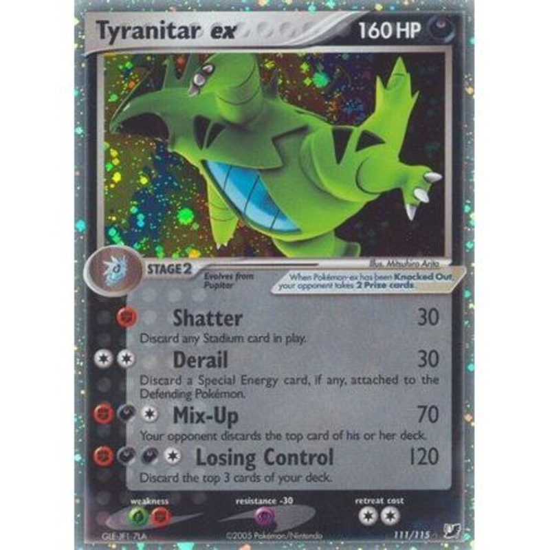 Tyranitar ex 111/115 - Unseen Forces Holofoil