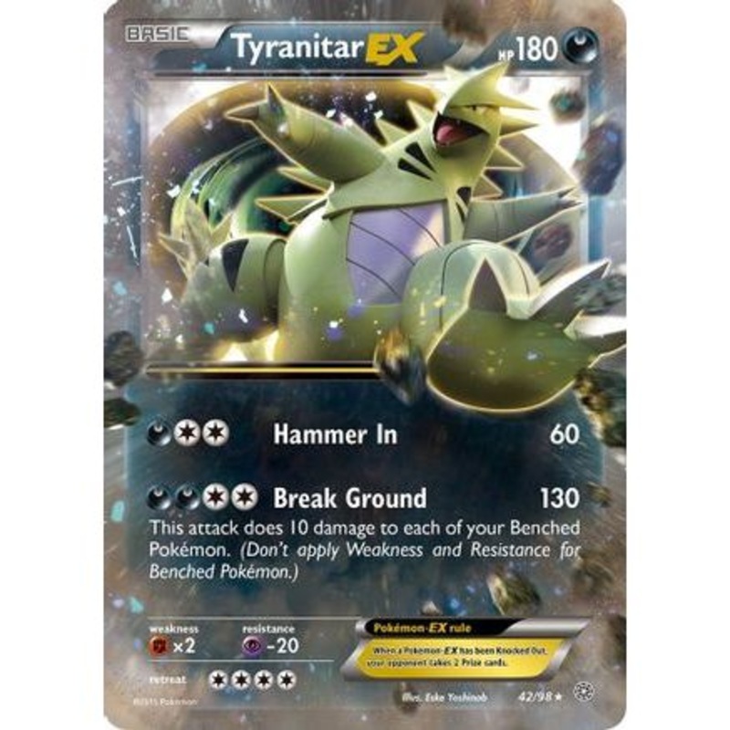 Tyranitar EX 42/98 - XY  Ancient Origins Holofoil