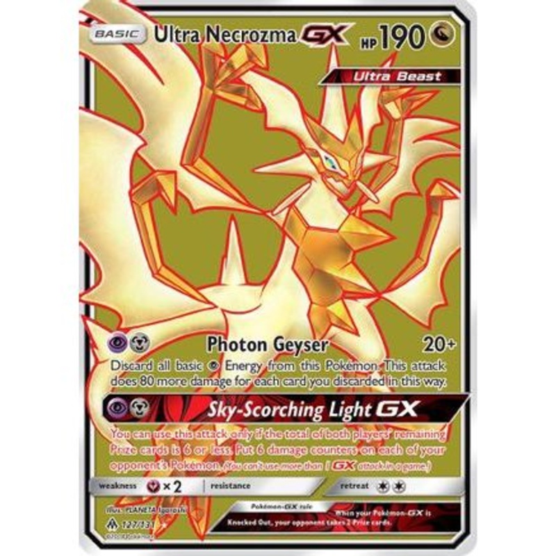 Ultra Necrozma GX (Full Art) 127/131 - SM  Forbidden Light Holofoil