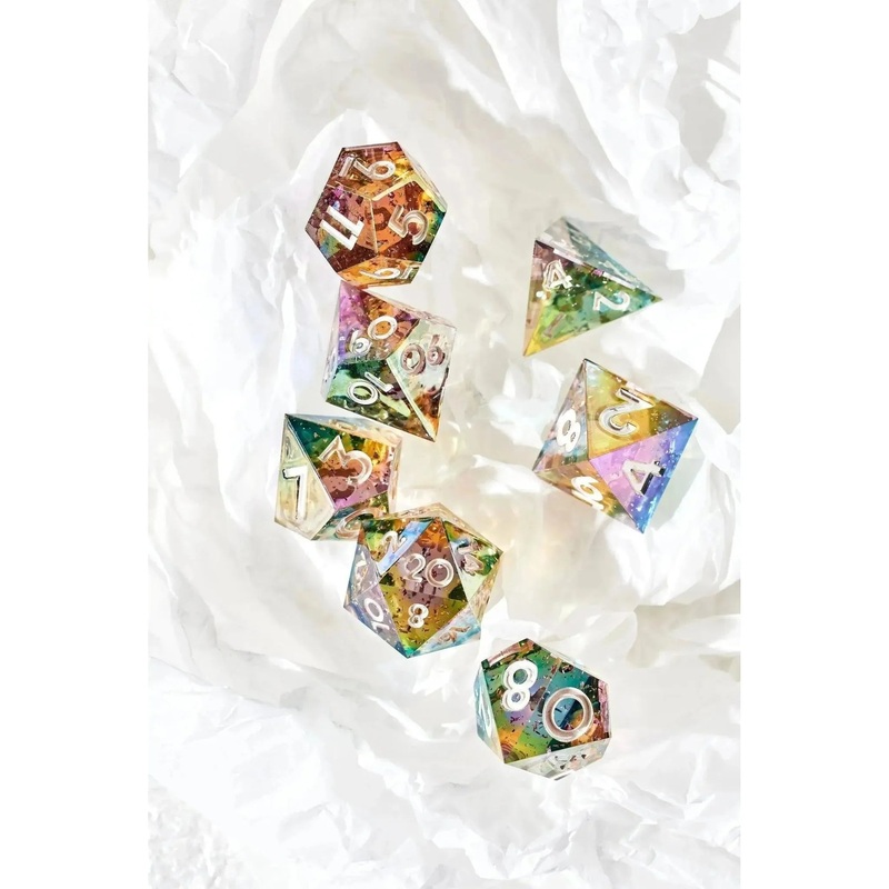 Chroma 7-Piece Iridescent Dice Set
