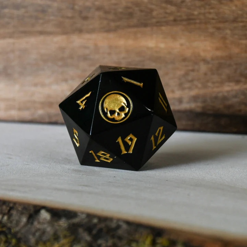 Misty Mountain - Swamp Mana: 38mm D20 Spindown Metal