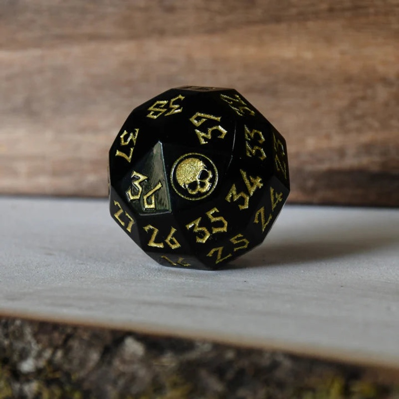 Misty Mountain - Swamp Mana: 40mm D40 Spindown Metal