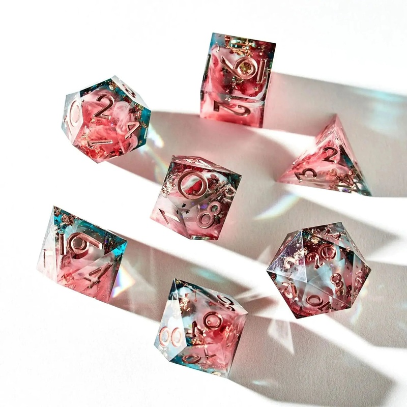Nova Blossom 7-Piece Polyhedral Dice Set