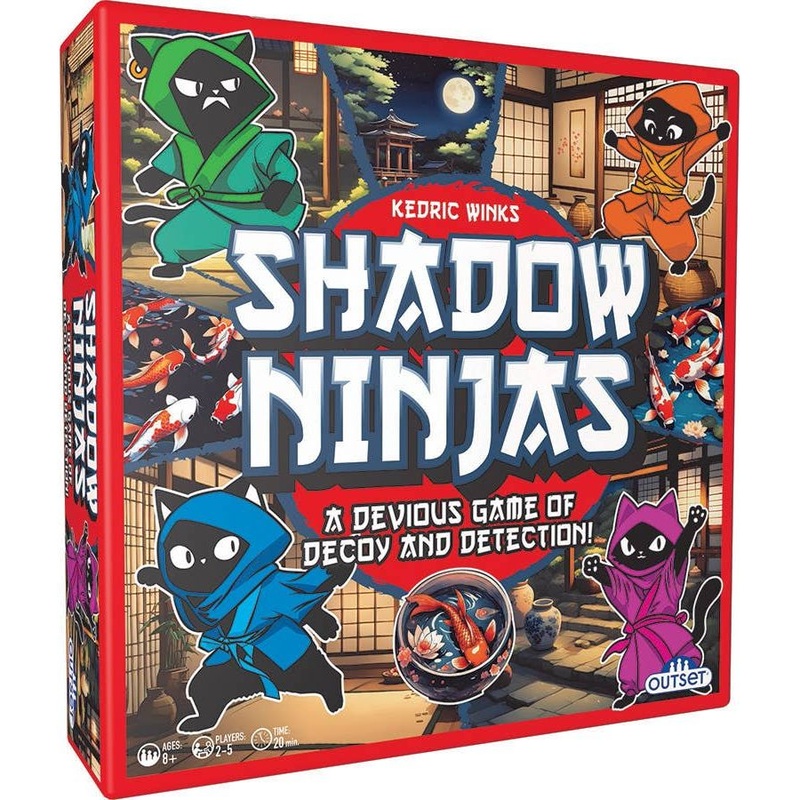 Shadow Ninjas Board Game: A Devious Game of Decoy and Detect