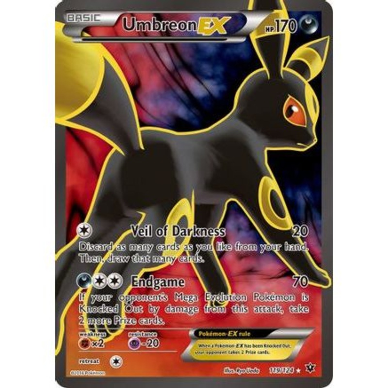 Umbreon EX (Full Art) 119/124 - XY  Fates Collide Holofoil