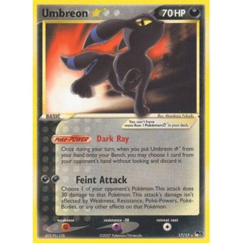 Umbreon Star 17/17 - POP Series 5