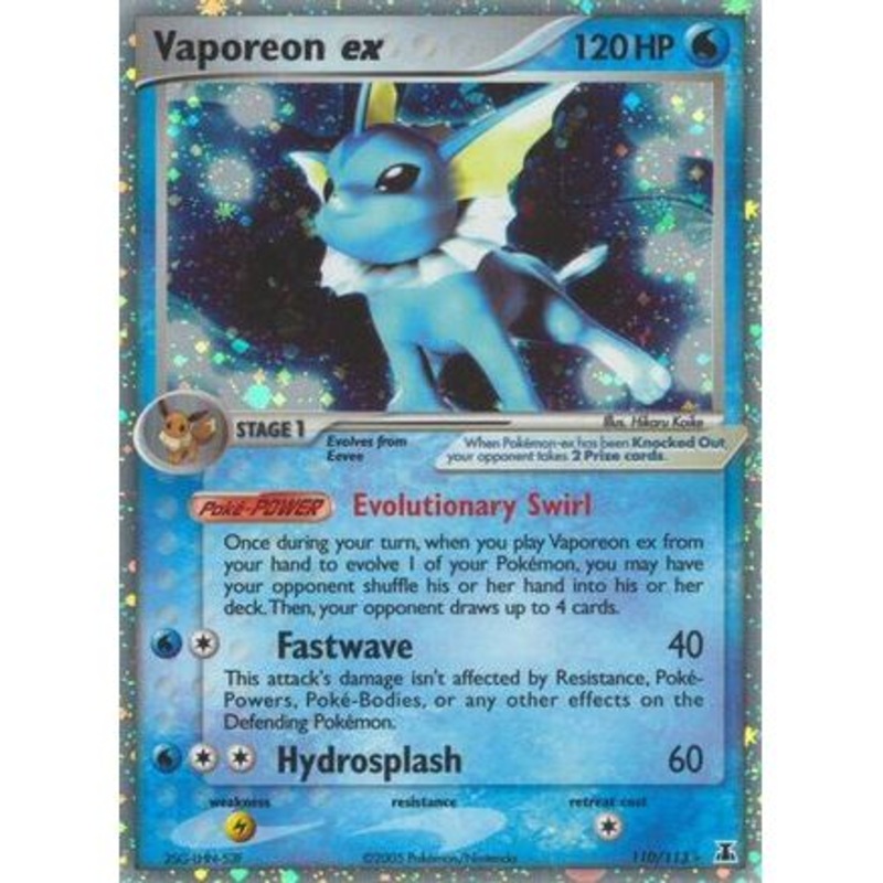 Vaporeon ex 110/113 - Delta Species Holofoil