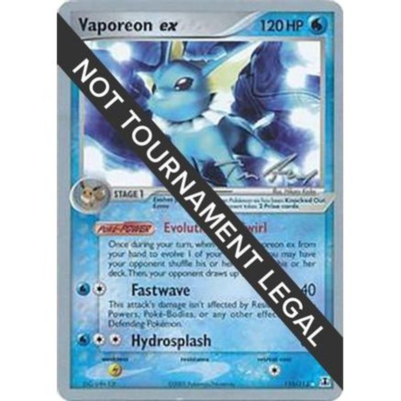 Vaporeon ex - 2007 (Tom Roos) 110 - World Championship Decks