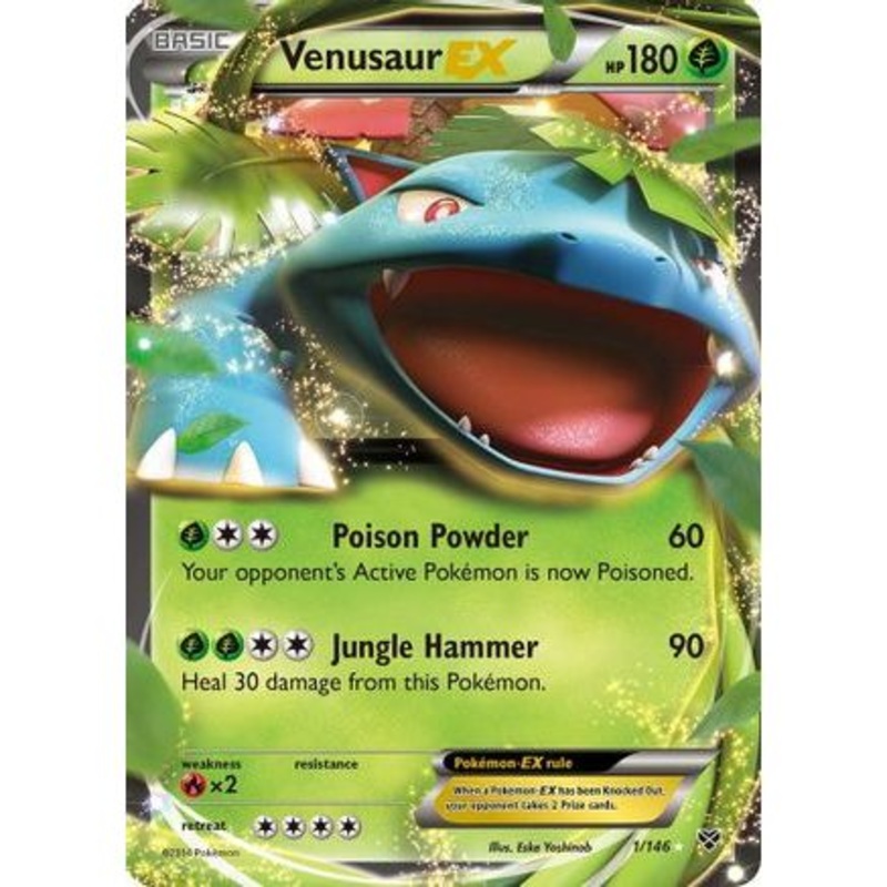 Venusaur EX 1/146 - XY Base Set Holofoil