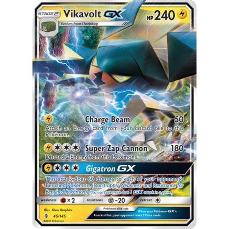 Vikavolt GX 45/145 - SM  Guardians Rising Holofoil