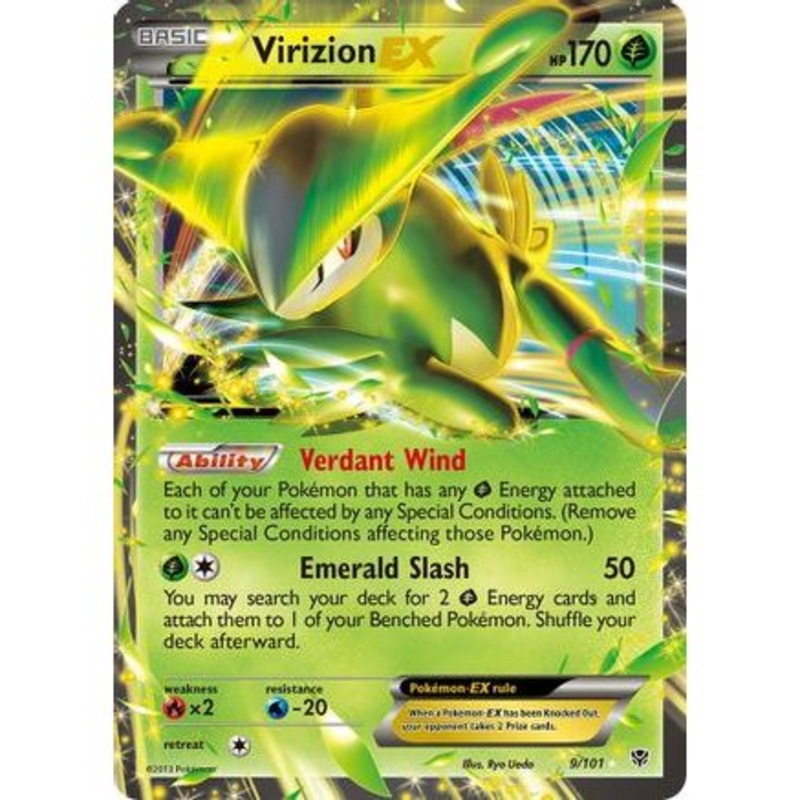 Virizion EX 9/101 - Plasma Blast Holofoil