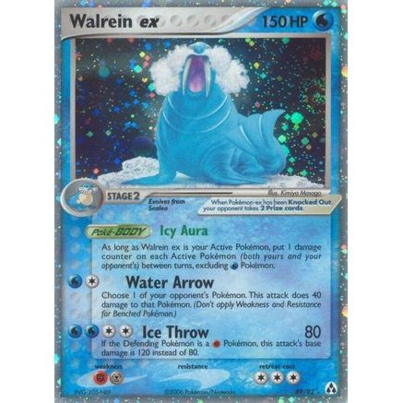 Walrein ex 89/92 - Legend Maker Holofoil