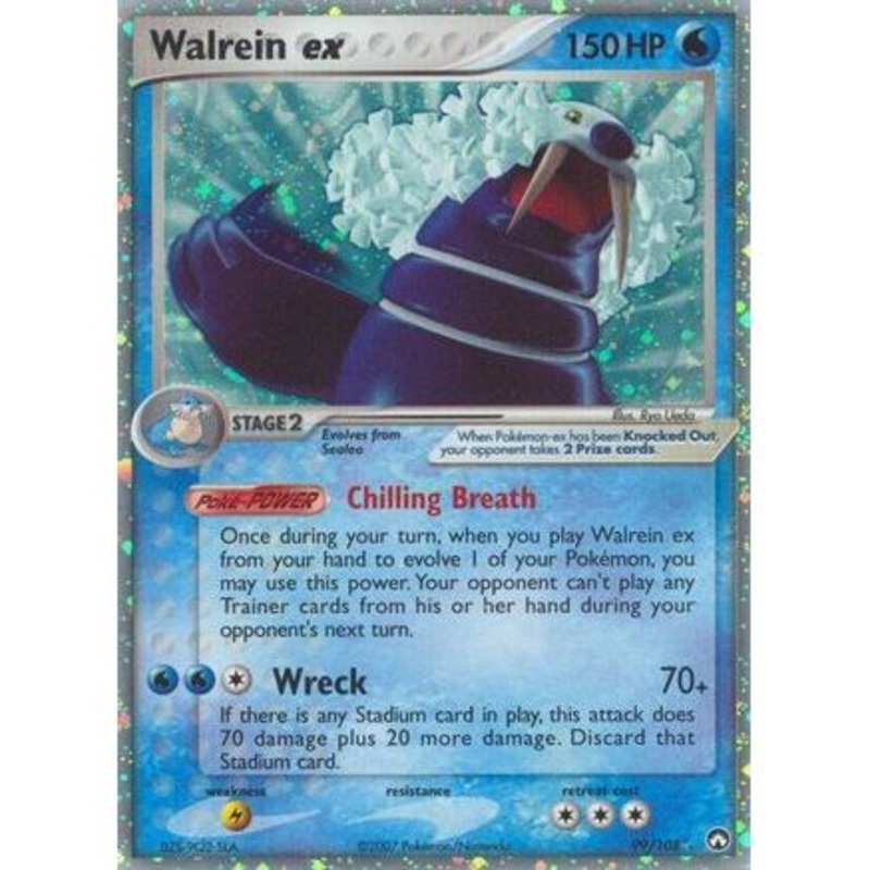 Walrein ex 99/108 - Power Keepers Holofoil