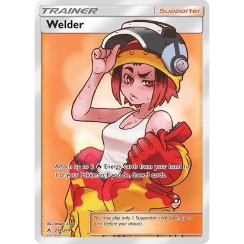 Welder (Full Art) 214/214 - SM  Unbroken Bonds Holofoil