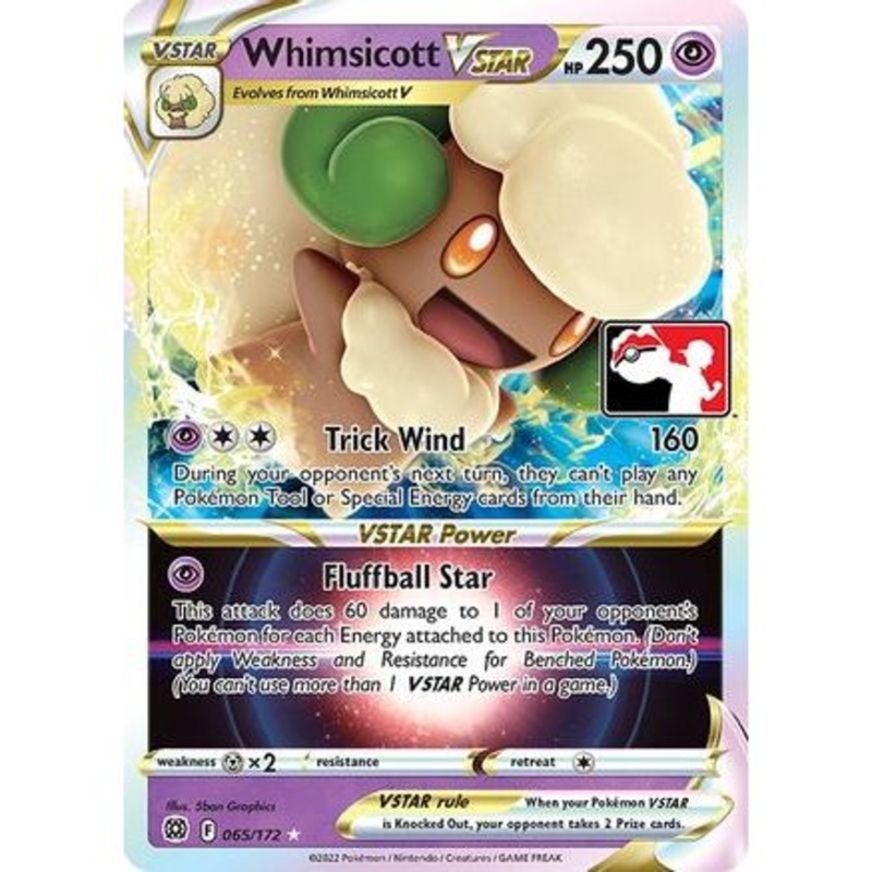 Whimsicott VSTAR 65 - Prize Pack Series Cards Holofoil
