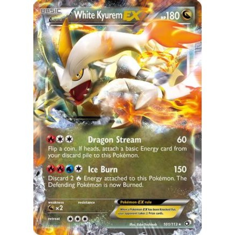White Kyurem EX 101/113 - Legendary Treasures Holofoil