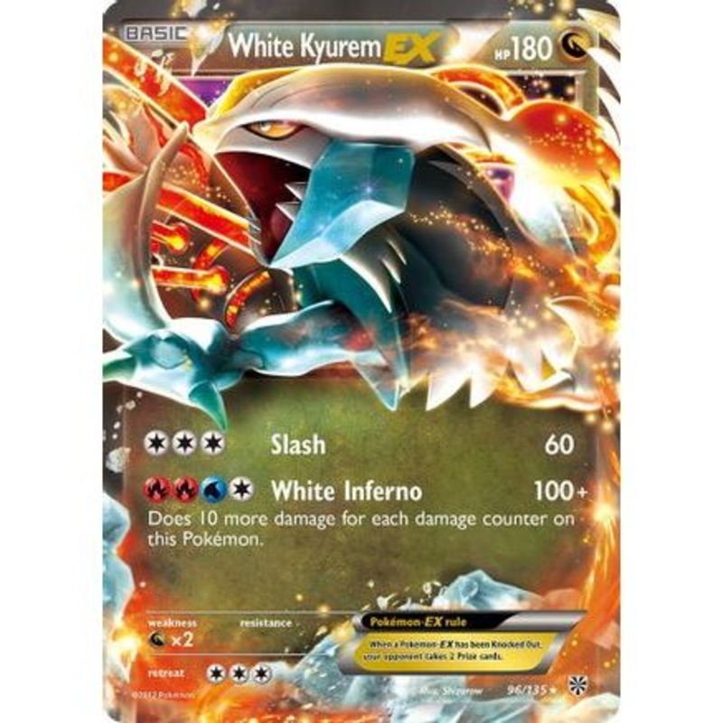 White Kyurem EX 96/135 - Plasma Storm Holofoil