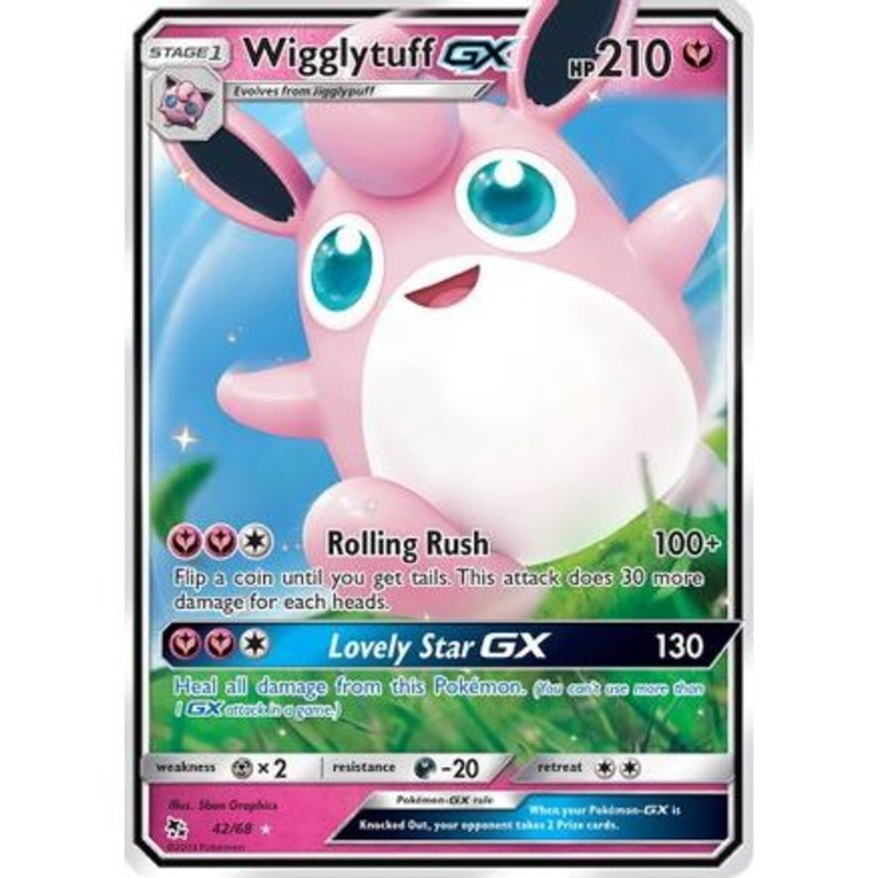 Wigglytuff GX 42/68 - Hidden Fates Holofoil