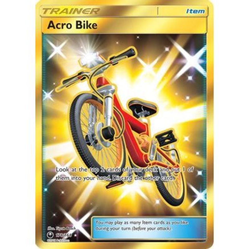 Acro Bike (Secret) 178/168 - SM  Celestial Storm Holofoil