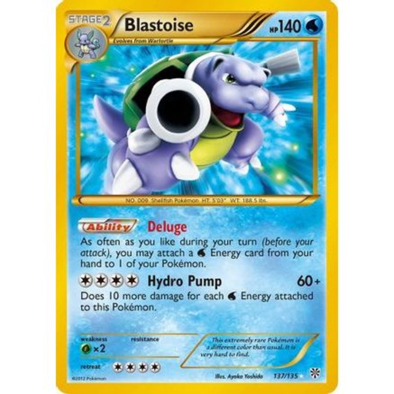 Blastoise 137/135 - Plasma Storm Holofoil
