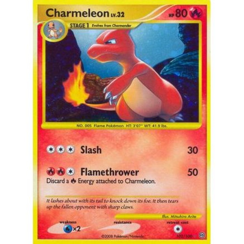 Charmeleon 102/100 - Stormfront Holofoil