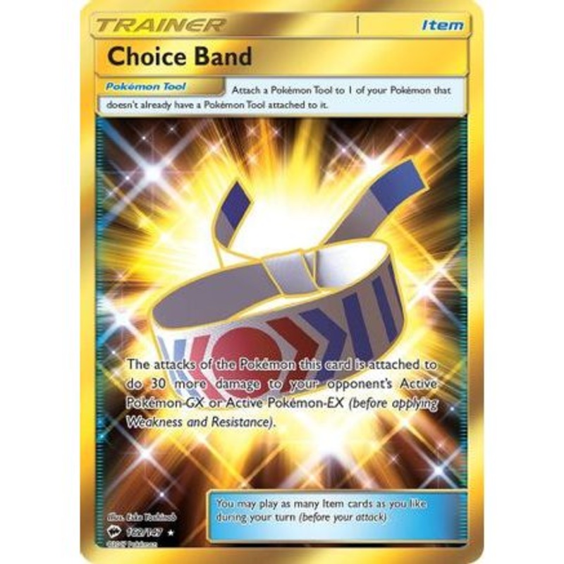 Choice Band (Secret) 162/147 - SM  Burning Shadows Holofoil