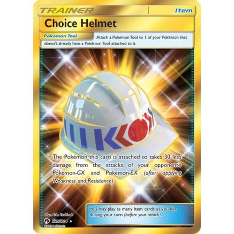 Choice Helmet (Secret) 229/214 - SM  Lost Thunder Holofoil
