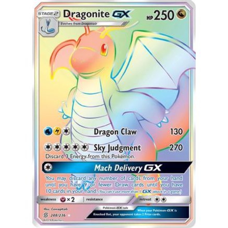 Dragonite GX (Secret) 248/236 - SM  Unified Minds Holofoil