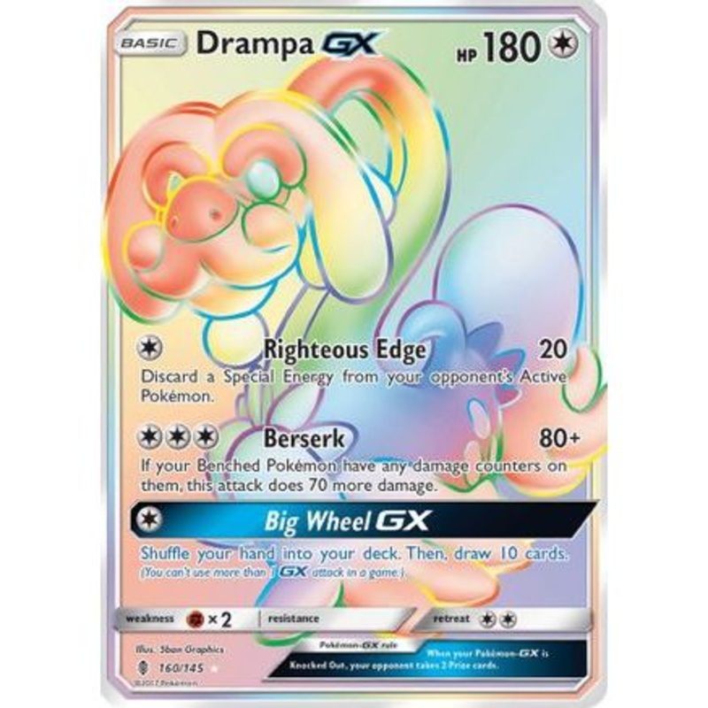 Drampa GX (Secret) 160/145 - SM  Guardians Rising Holofoil