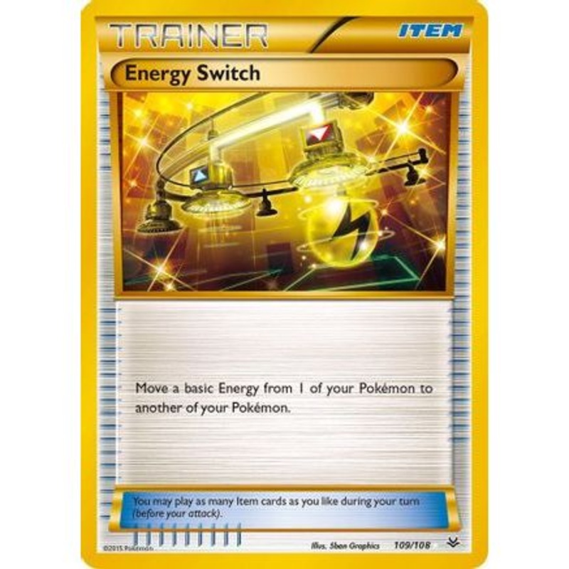Energy Switch 109/108 - XY  Roaring Skies Holofoil