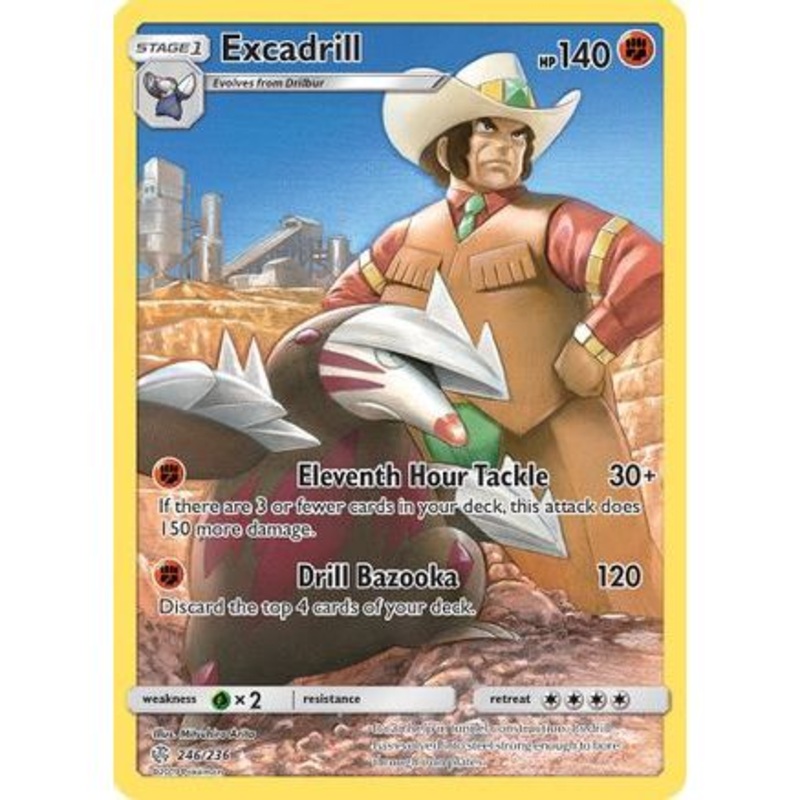 Excadrill (Secret) 246/236 - SM  Cosmic Eclipse Holofoil