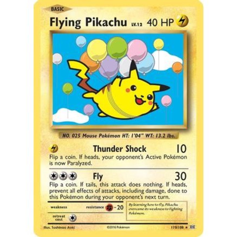Flying Pikachu 110/108 - XY  Evolutions