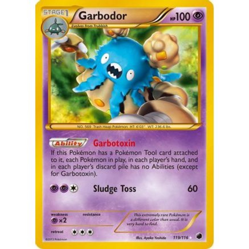 Garbodor (119 Secret Rare) 119/116 - Plasma Freeze Holofoil