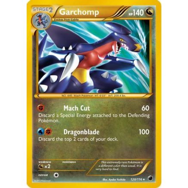 Garchomp (120 Secret Rare) 120/116 - Plasma Freeze Holofoil