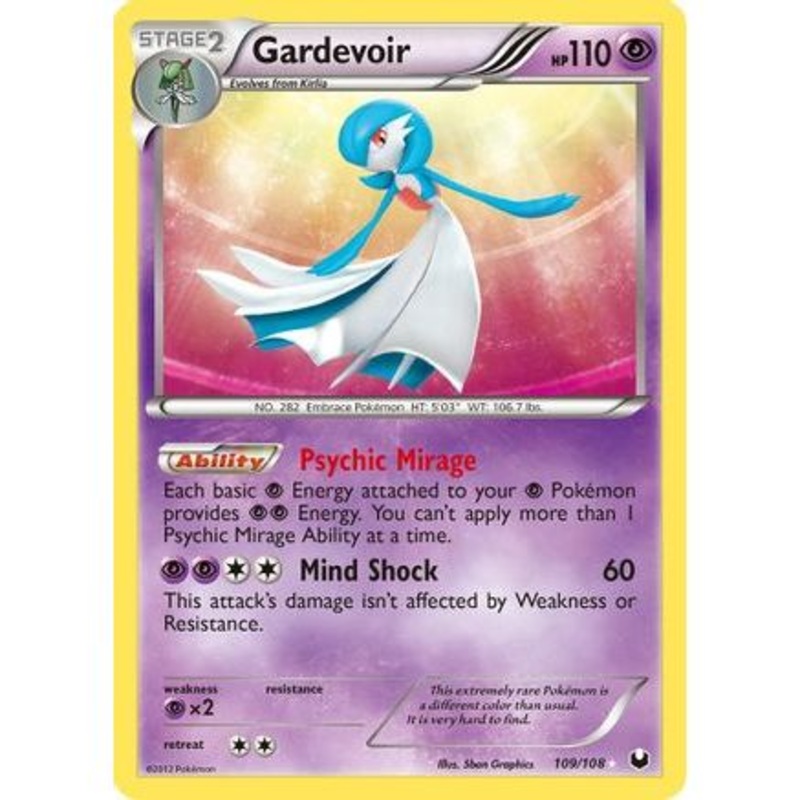 Gardevoir 109/108 - Dark Explorers Holofoil