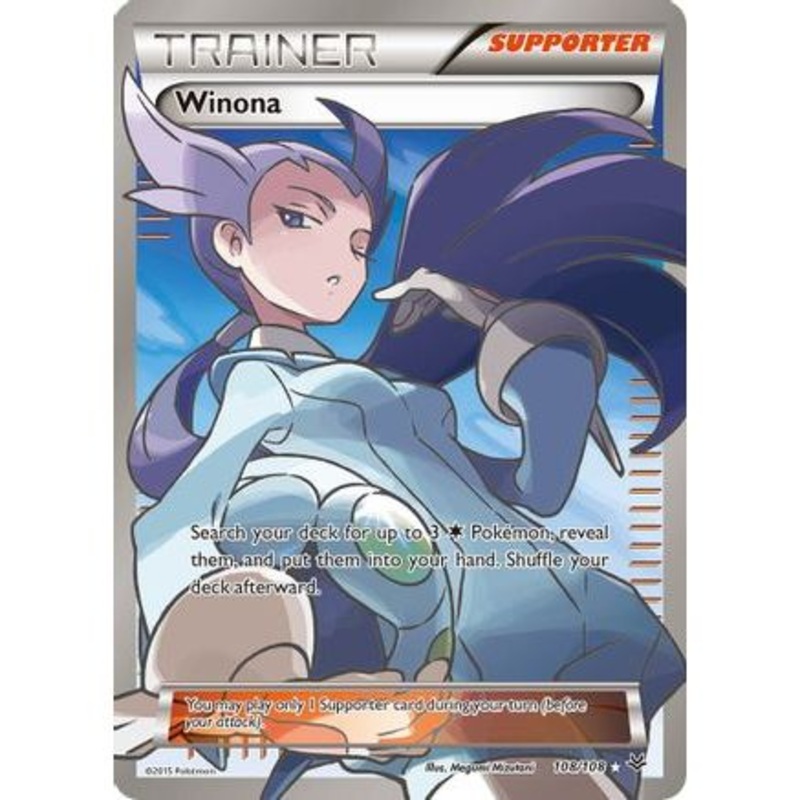 Winona (108 Full Art) 108/108 - XY  Roaring Skies Holofoil