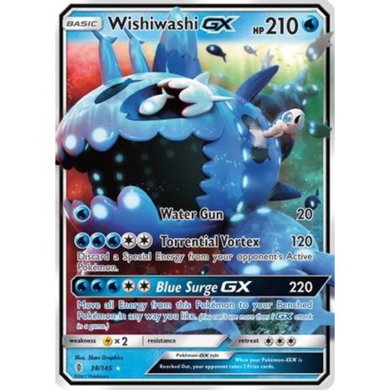 Wishiwashi GX 38/145 - SM  Guardians Rising Holofoil