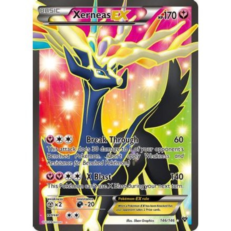 Xerneas EX (146 Full Art) 146/146 - XY Base Set Holofoil