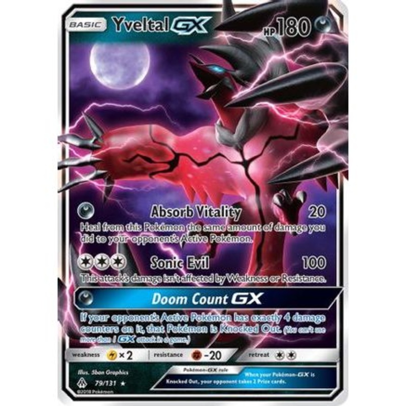Yveltal GX 79/131 - SM  Forbidden Light Holofoil